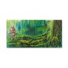 Trademark Fine Art Michelle Faber 'Forest Mushrooms' Canvas Art, 10x19 ALI17923-C1019GG